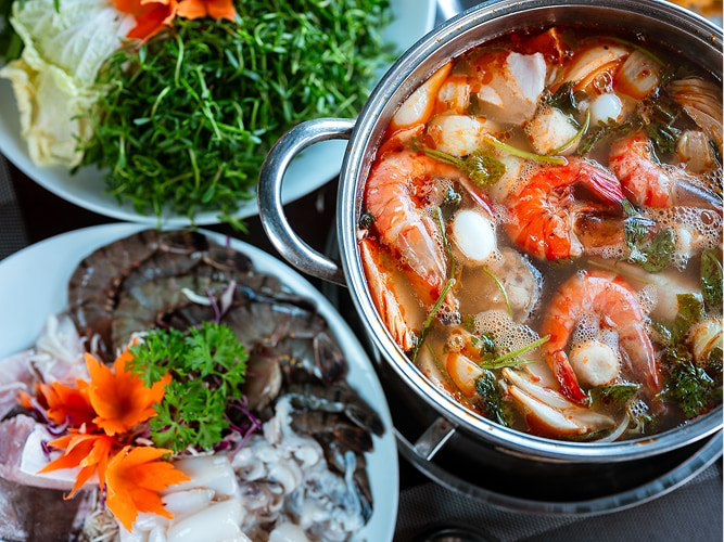 Ke Ga seafood from fishing village