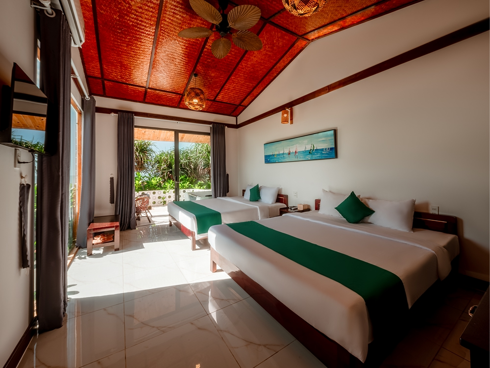 Beachfront Suite (Twin Room (02 giường cho 04 khách))